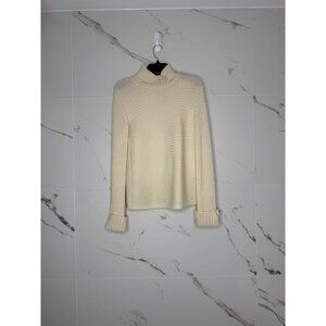 UNIQLO +J JILSANDER Jil Sander Ribbed Turtleneck Sweater XS Neutral Minimalist